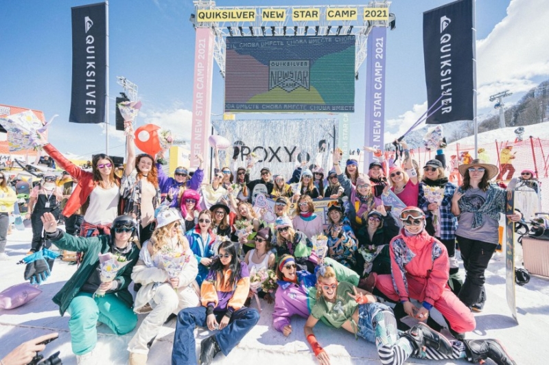 Фестиваль Quiksilver New Star Camp пройдет на курорте "Роза Хутор" в апреле 2022 года